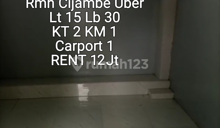 Rumah Kontrakan Kodya Ujungberung Masuk Mobil 2