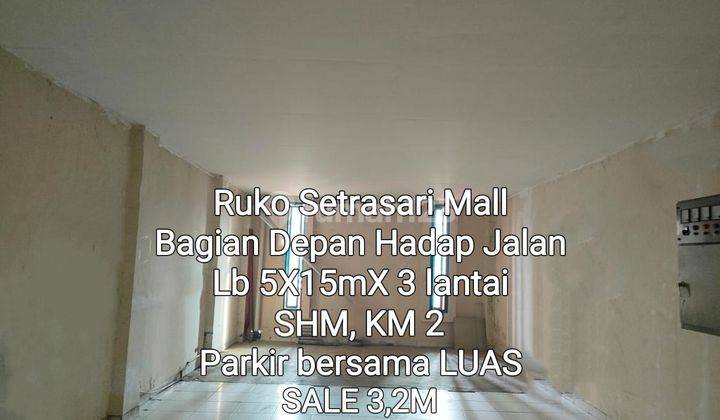 Ruko Depan Setrasari Mall 1