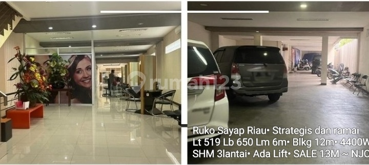 Ruko Sayap Riau HARGA NJOP  1