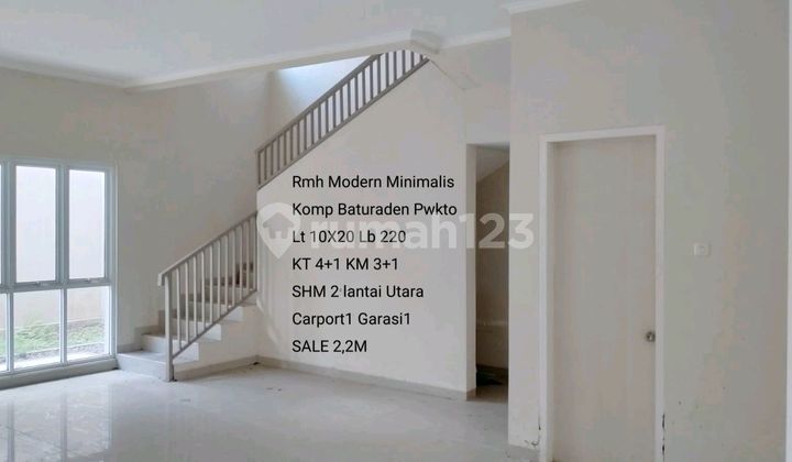Rumah Modern Komplek Baturaden Purwokerto 1