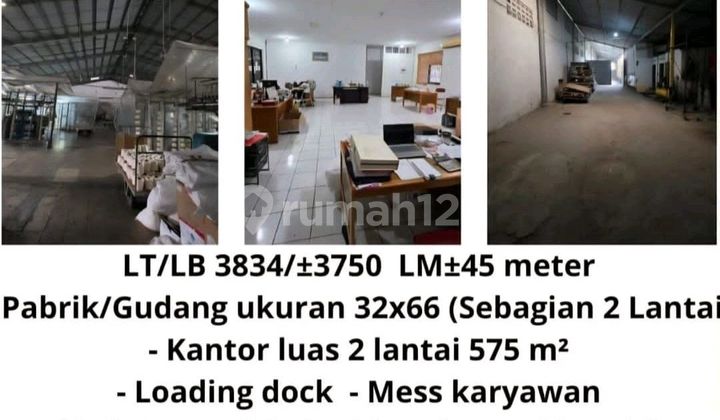 Gudang Industri Dekat Tol Kopo