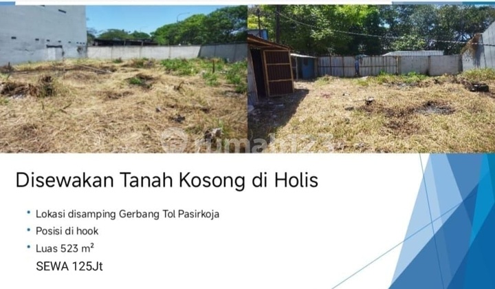 Kav Benteng kering siap pakai dekat tol Pasko 1