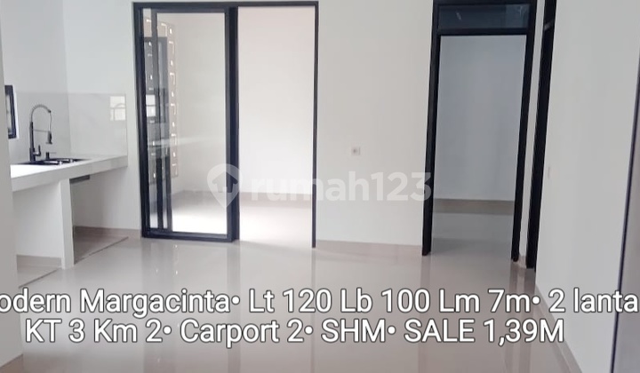 Rumah Modern Minimalis Kompleks Margacinta