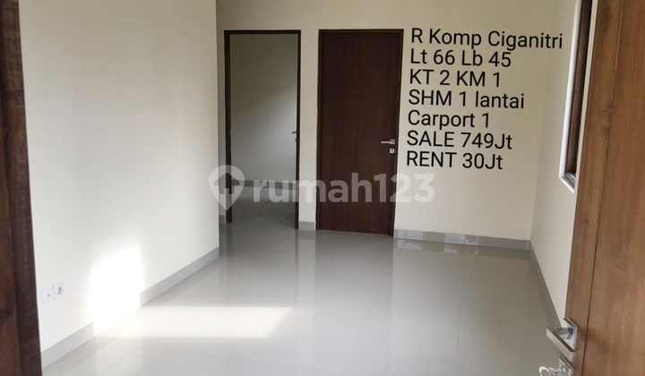 Rumah Apik kompleks Ciganitri 1