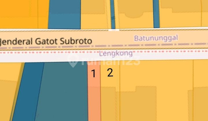 Kavling Pusat Kota Mainroad Gatot Subroto