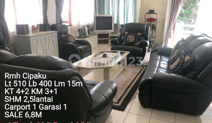 Rumah Besar Cipaku Setiabudi Harga Murah 1