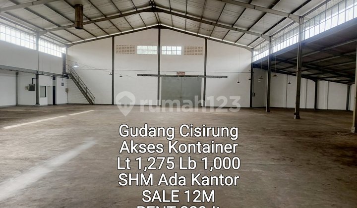 Gudang Bersih Tol Moh Toha