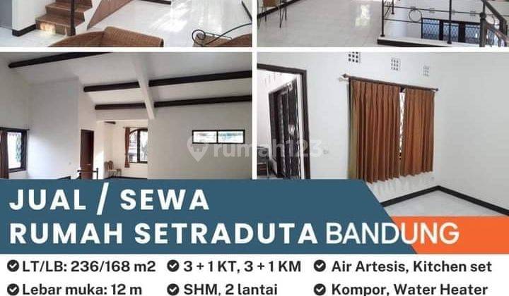 Rumah sewa jual Setraduta 1