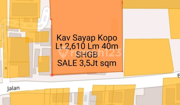 Langka! Jarang Ada! Kavling Sayap Taman Kopo Indah Termurah Termurahhh