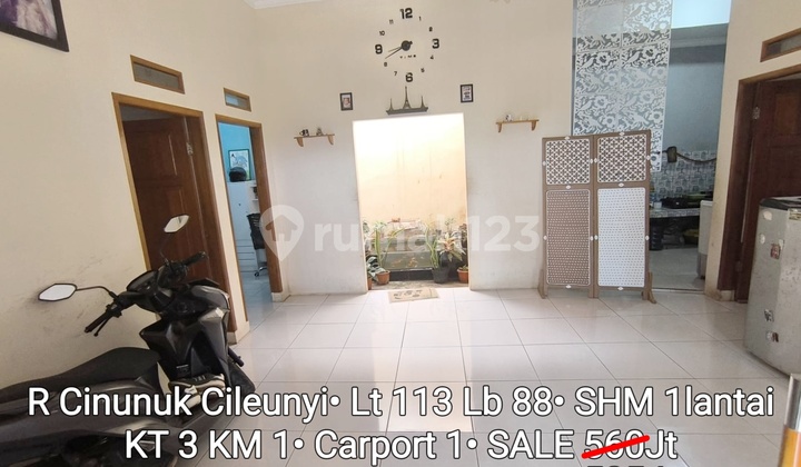 Rumah Apik Cinunuk Cileunyi masuk mobil TERMURAH  2