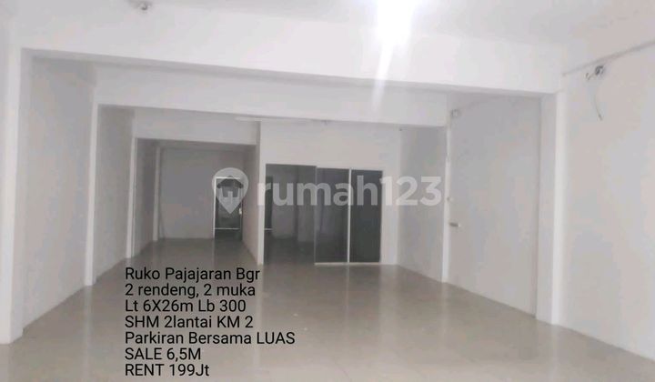 Pajajaran Shop House Near Jambu Dua Plaza