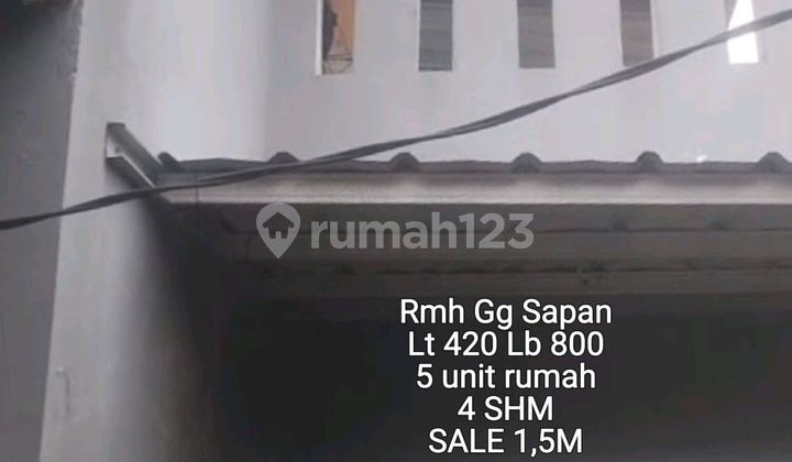 5 Rumah Daerah Sapan Masuk Gang Dikit Bebas Banjir 1