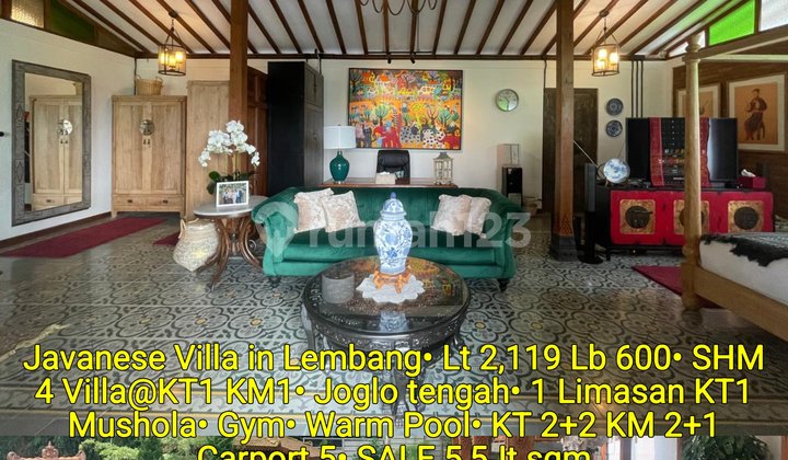Rumah Villa Mewah Lux Lembang J A V A N E S E Ethic Style