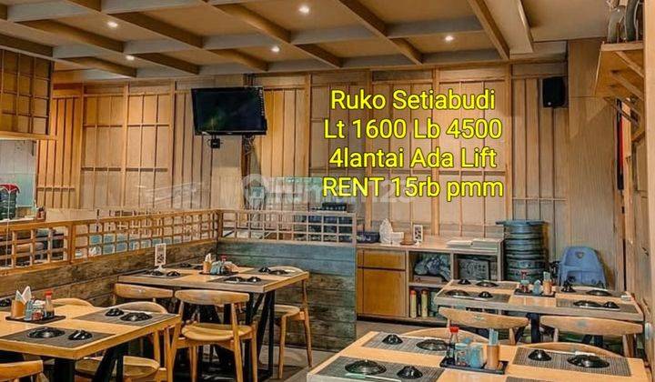 Ruko Besar Setiabudi bisa SEBAGIAN 1