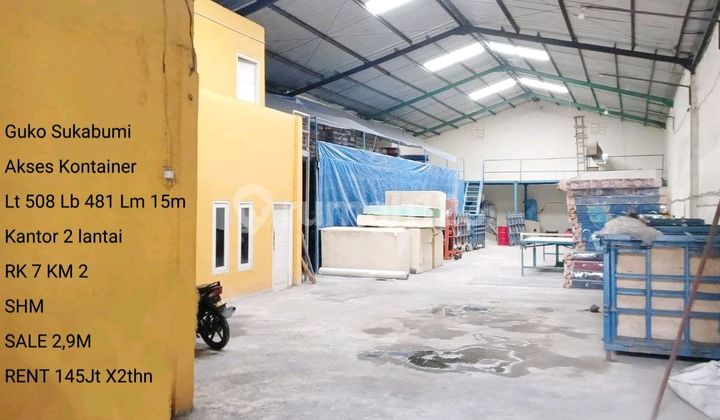 Shop Warehouse Main Road Sukabumi