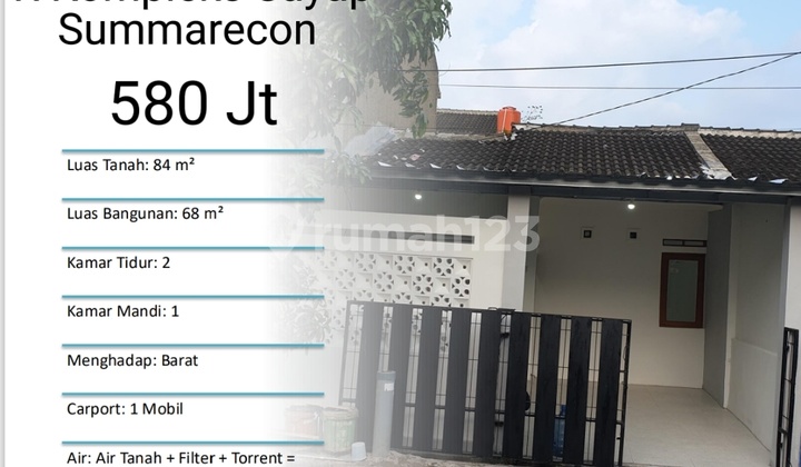 Rumah KODYA Sekitar SUMMARECON  1