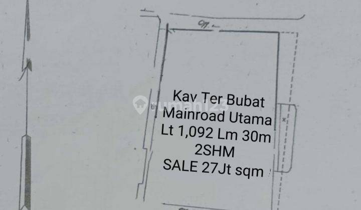Kav Mainroad Bubat dekat TOL dekat TRANSMART dekat PODOMORO  1