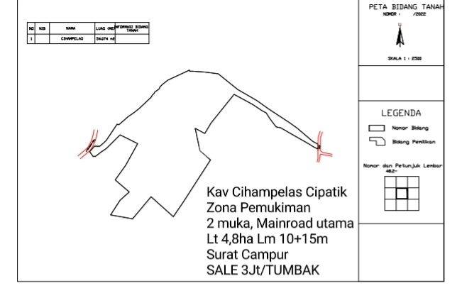 Kavling Cihampelas Kbb Termurah 1