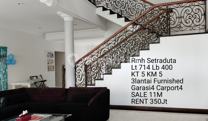 Furnished House in Setra Duta FOR SALE RENT Furnished House in Setra Duta FOR SALE RENT