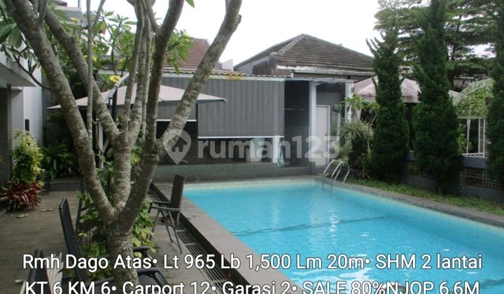 Langka! Jarang Ada! 80% NJOP Rumah Bagus Sayap Dago Termurahhh