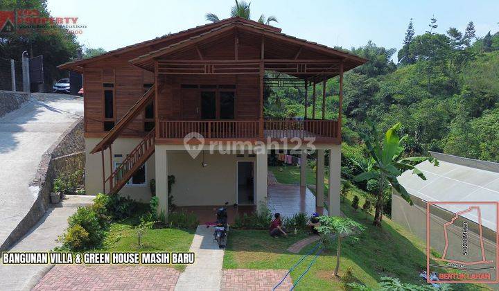 Di jual villa dan kebun best view pasir angin gadok bogor 2