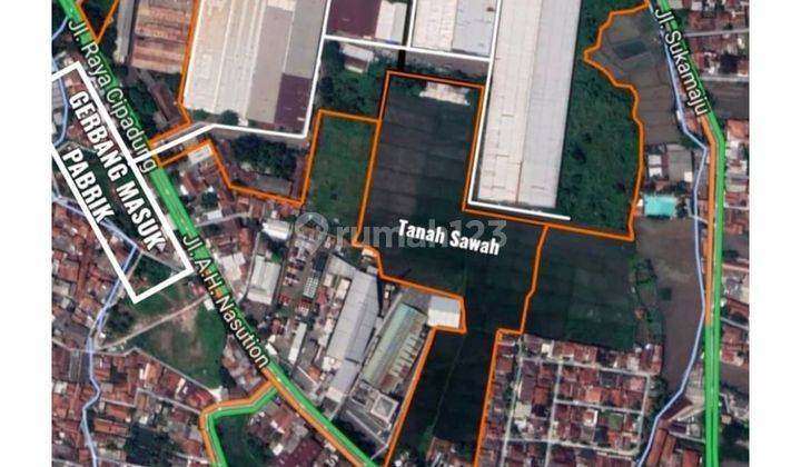 Tanah Bekas Pabrik di Bandung, Lt 13.5 Ha, Harga 9 Juta m2 1