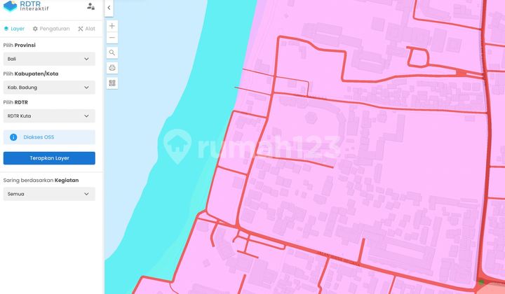 Tanah Kavling di Pantai Jerman Bali, uk 2.000 m2, HGB, Hrg 26 juta  2