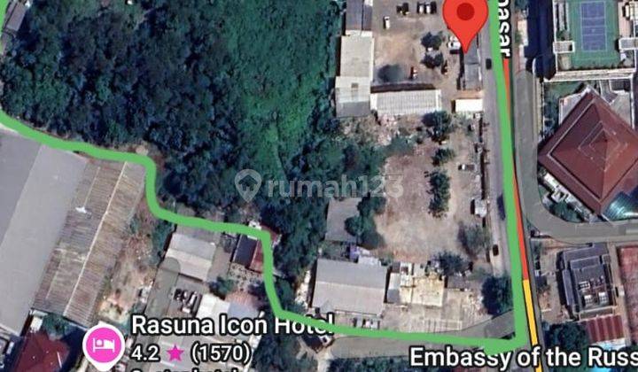 Tanah Kavling Kuningan Jak-Sel, uk 2,4 ha, harga 78 juta/ m2 2