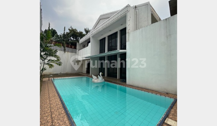 Rumah Bangka JakSel Lt 745 m2, Lb 950 m2, 4BR, SHM 