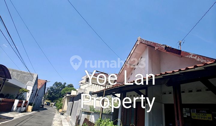 Rumah Lama Hitung Tanah Di Tengah Kota Nangka. Daerah Strategis Bebas Banjir. Bentuk Tanah Kotak. Lingkungan Aman Dan Nyaman. 1