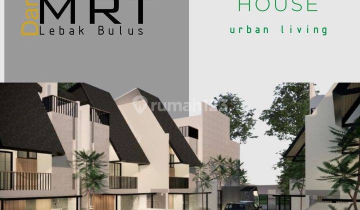 Rumah Cirendeu Strategis Dekat Mrt Lebak Bulus Dan Pondok Indah  1