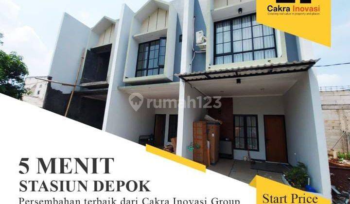 Rumah Cagar Alam Murah 2 Lantai Baru Dekat Stasiun Depok Lama 1