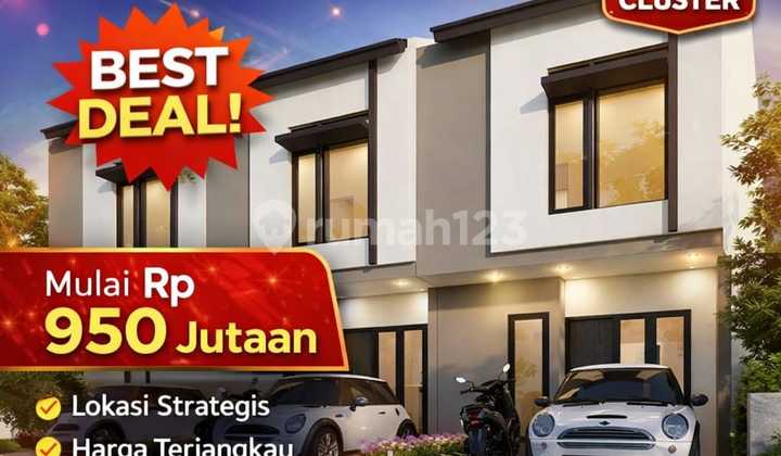 Rumah Ciputat Termurah Baru Bagus Cluster Dekat Pintu Tol dan MRT