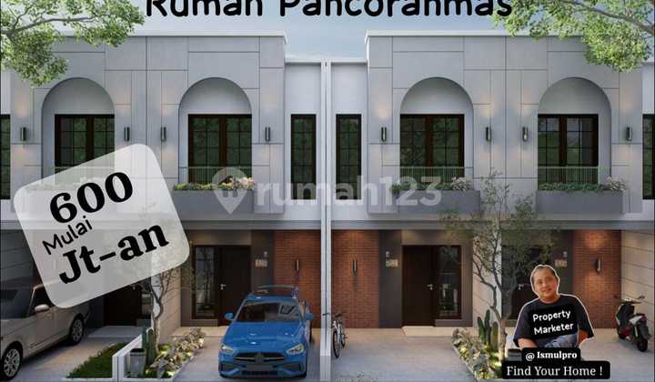 Affordable 2-Story Pancoranmas House Around 600 Million Near KRL and Depok Toll Road