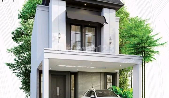 Rumah Mewah 3 Lantai 3 Menit Ke Tol Bambu Apus  1