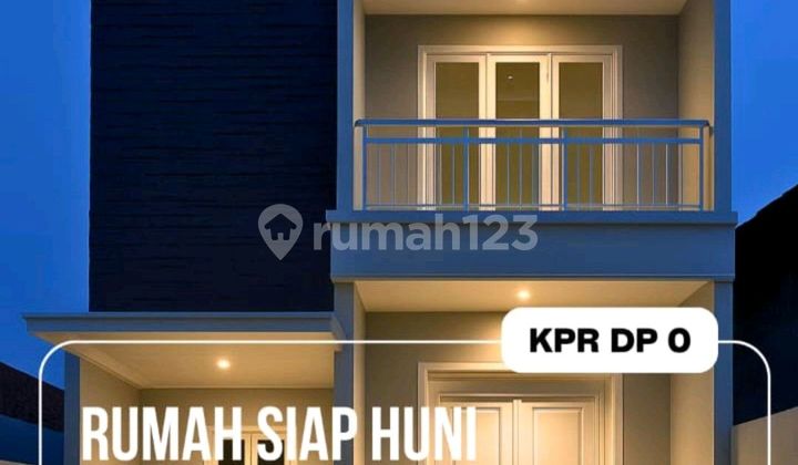 Rumah 3 Lantai Siap Huni Tanah Luas Dekat Tol Jatiwarna