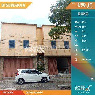 A045 Disewakan Ruko 2 Lantai Jl.let.sutoyo Malang Dekat Dengan Fasilitas Umum 11