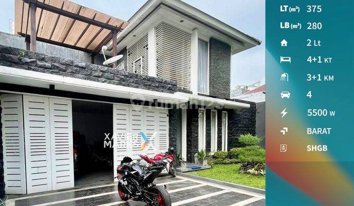 S028 Rumah Modern Plus Kolam Renang di Mainroad Cluster Araya Golf Malang 1