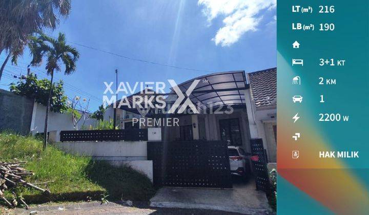 U026 Rumah Dijual Desain Scandinavian , Villa Puncak Tidar Malang 1