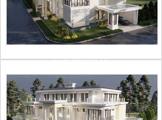 W047 Dijual Rumah Mewah Progress Bangun Design Klasik Modern  1