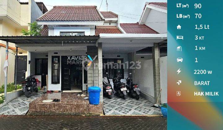 a077 Rumah kawasan Kampus Lokasi Ramai dan Hidup Dinoyo, Malang Kota 1