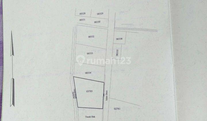 Tanah Poros Jalan di Daerah Pakisaji Malang Lokasi Strategis  4