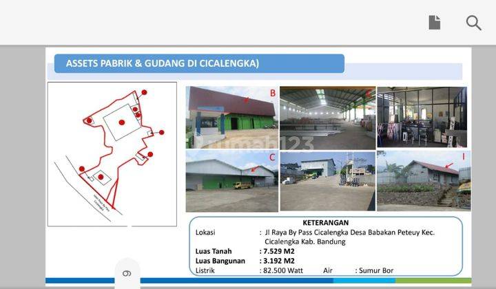 BU! Toko dan gudang, mainroad, siap pakai 1