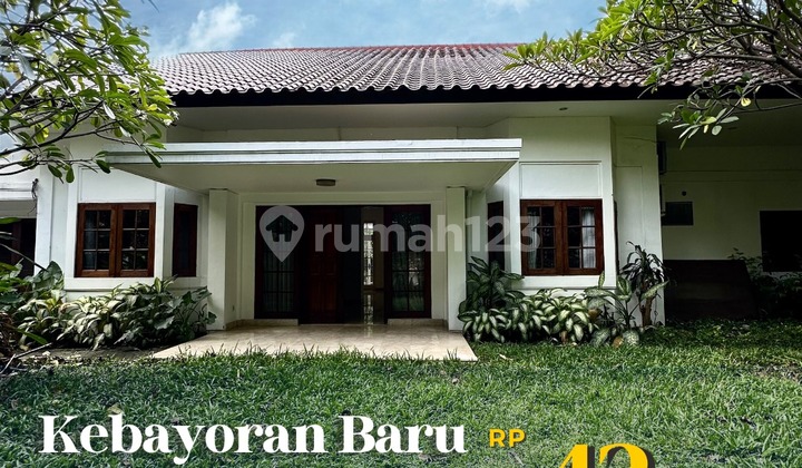 Rumah Dijual.kebayoran Baru Asri dan Siap Huni