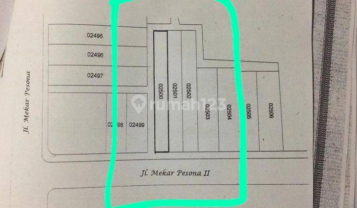 Kavling Luas Strategis Lingkungan Nyaman Siap Bangun di Mekar Wangi Bandung 1