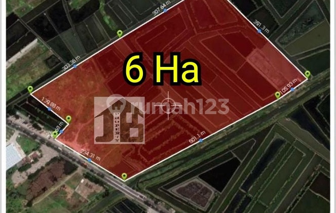 Tanah Industri dekat Kawasan industri KIK Kendal Jalan Lingkar Kaliwungu Kendal Jawa tengah SHM 60000 m² 1