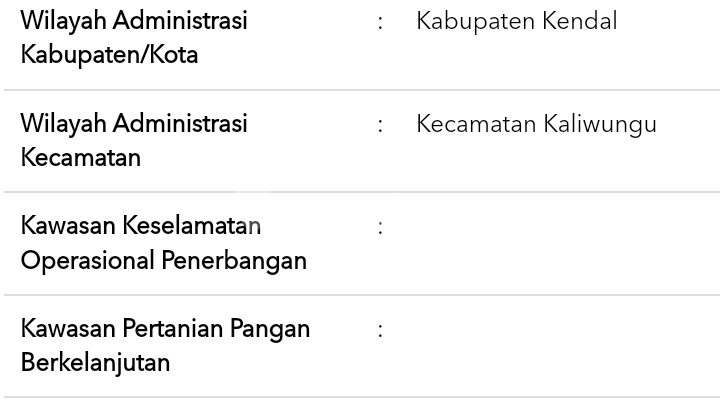 Tanah Industri dekat Kawasan industri KIK Kendal Jalan Lingkar Kaliwungu Kendal Jawa tengah SHM 60000 m² 4