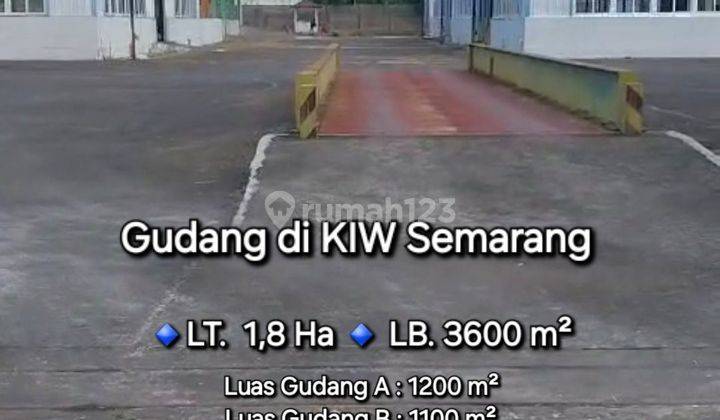 Gudang Ex Pabrik Di Kawasan Industri Wijaya Kusuma Tugu Semarang  1