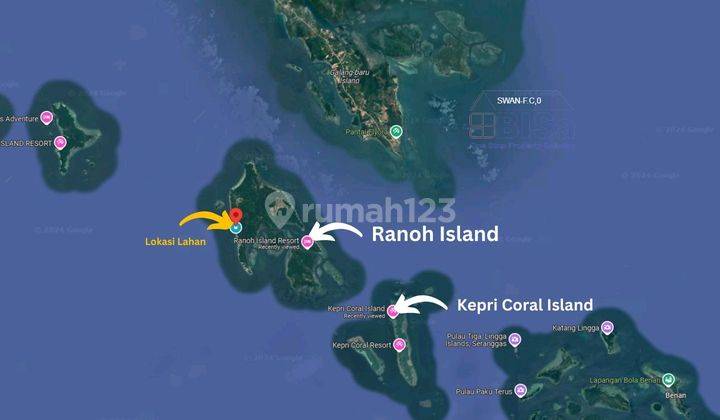 Lahan Pariwisata di Pulau Abang Besar Seberang Rano Island Dijual Atau Barter Ruko 2