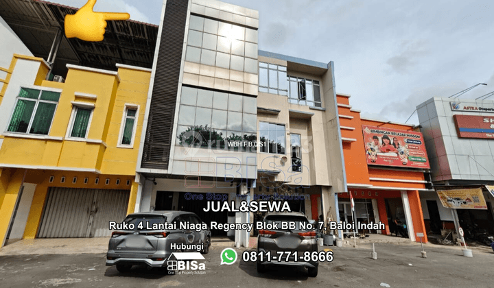 Ruko 4 Lantai Strategis di Niaga Regency, Baloi Indah – Lokasi Premium, Investasi Menguntungkan 1